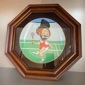 Red Skelton ‘Love That Freddie’ Collectors Plate -‎ Signed, Numbered, and Framed